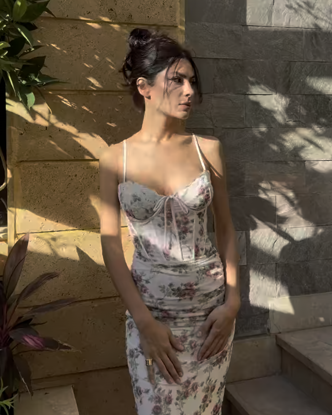 Spotted : Huda El Mufti Wearing the House of cb dress