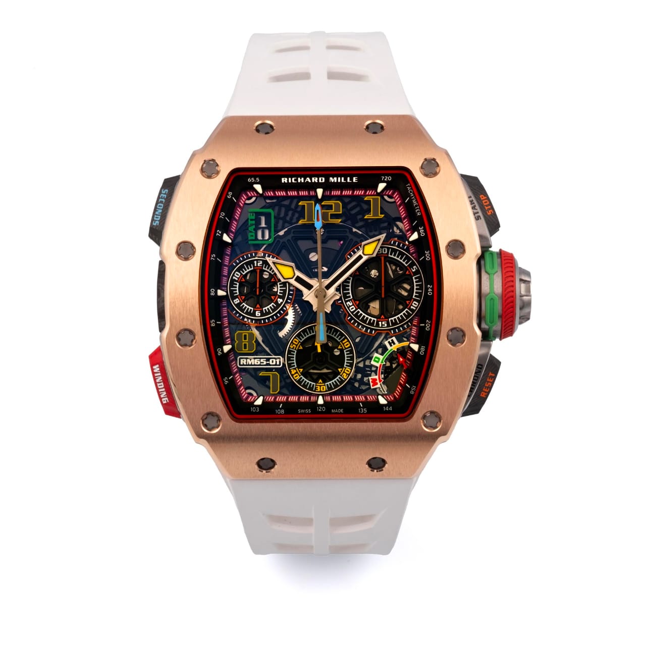 Spotted : Richard Mille RM 65-01 rose gold